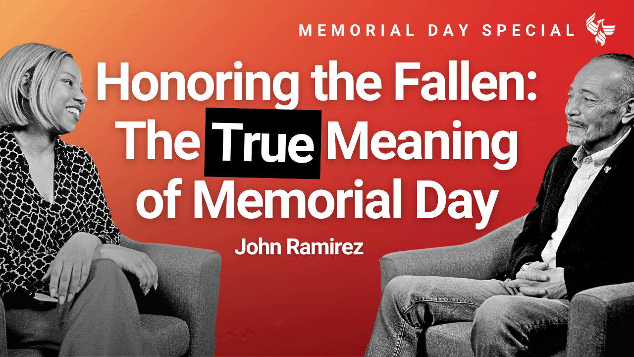 Play video of Memorial Day episode of the Degrees of Success podcast featuring John Ramirez