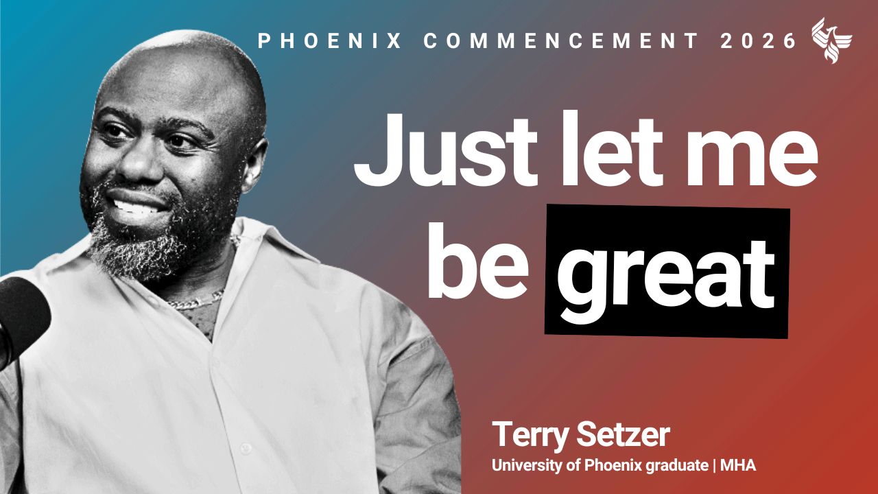 Play 2026 commencement video of the Degrees of Success podcast featuring Terry Setzer.