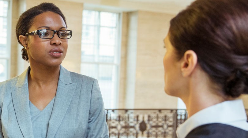 Two criminal justice students talk about their career goals